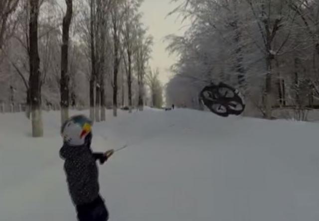 Posle žièare i ski lifta - ski dron (VIDEO)